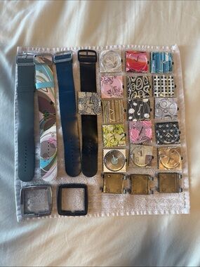 Interchangeable Women’s Watch Strap and Face Set - Assorted Colors